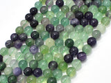 Fluorite, Rainbow Fluorite, 8mm, Round-BeadBeyond