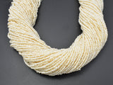 Fresh Water Pearl Beads-White, Approx 1.8-2mm Potato Beads-Pearls & Glass-BeadBeyond