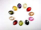 CZ beads,13x18mm Faceted Marquoise-Cubic Zirconia-BeadBeyond
