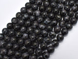 Indigo Gabbro 8mm Round Beads, 15 Inch-BeadBeyond