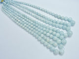 Aquamarine 6mm-14mm Graduated Round-BeadBeyond