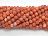 Orange Fire Agate, 6mm, Round-BeadBeyond