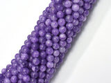 Jade Beads - Purple, 6mm Round-BeadBeyond