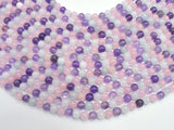 Amethyst, Rose Quartz, Malaysia Jade, 6mm (6.5mm)-BeadBeyond