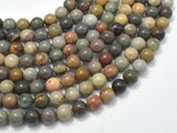 Polychrome Jasper, 8mm Round Bead-Gems: Round & Faceted-BeadBeyond