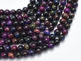Tiger Eye-Rainbow 8mm Round-BeadBeyond