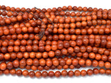 Dragon Blood Wood Beads, 8mm Round Beads, 35 Inch-Wood-BeadBeyond