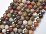 Petrified Wood, 8mm (8.5mm) Round-Gems: Round & Faceted-BeadBeyond