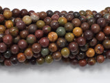 Picasso Jasper Beads, 6mm Round Beads-BeadBeyond