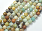 Amazonite, Round beads, 10mm ( 10.5 mm)-BeadBeyond