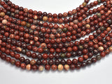 Red Snake Skin Jasper, 6mm (6.5mm) Round-BeadBeyond