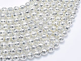 Hematite Beads-Silver, 8mm Faceted Round-Gems: Round & Faceted-BeadBeyond