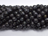 Indigo Gabbro 8mm Round Beads, 15 Inch-BeadBeyond