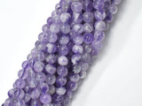 Amethyst Gemstone Beads, Round, 6mm (6.5mm)-BeadBeyond
