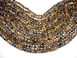 Tiger Eye, Round, 6mm, Star Cut Faceted Round-Gems: Round & Faceted-BeadBeyond