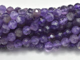 Amethyst, 5mm Micro Faceted Round-Gems: Round & Faceted-BeadBeyond