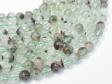 Phantom Quartz, Lodolite Quatz, 8mm (8.6mm) Round-Gems: Round & Faceted-BeadBeyond