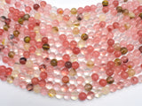 Fire Cherry Quartz Beads, Round, 8mm-BeadBeyond