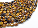 Tiger Eye, 6x8mm Nugget Beads, 15.5 Inch-Gems: Nugget,Chips,Drop-BeadBeyond