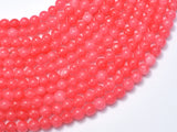 Jade Beads - Pink, 6mm Round-BeadBeyond