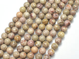 Fossil Jasper Beads, 8mm Round Beads-BeadBeyond