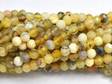Yellow Opal 4mm Micro Faceted Round-BeadBeyond
