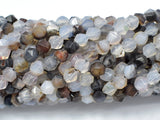 Agate Beads, 6mm Star Cut Faceted Round, 14 Inch-Agate: Round & Faceted-BeadBeyond