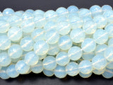 White Opalite Beads, Faceted Round, 10mm (9.6 mm), 14.5 Inch-Gems: Round & Faceted-BeadBeyond