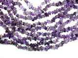 Amethyst Chips, Approx 4 - 9mm, 33 Inch-Gems: Nugget,Chips,Drop-BeadBeyond