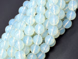 White Opalite Beads, Faceted Round, 10mm (9.6 mm), 14.5 Inch-Gems: Round & Faceted-BeadBeyond
