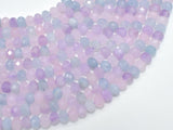 Aquamarine, Lavender Amethyst (Lavender Jade), Rose Quartz, 4x6mm Faceted Rondelle,-Gems:Assorted Shape-BeadBeyond