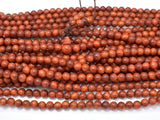 Dragon Blood Wood Beads, 6mm Round Beads, 25 Inch-Wood-BeadBeyond
