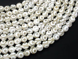 Tibetan Agate Beads, White, 8mm Faceted Round-Agate: Round & Faceted-BeadBeyond