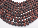 Matte Red Tiger Eye Beads, Round, 10mm, 15 Inch-Gems: Round & Faceted-BeadBeyond