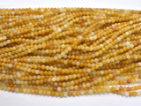 Yellow Jade Beads, 4mm (4.5mm) Round Beads-Gems: Round & Faceted-BeadBeyond