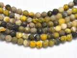 Bumblebee Jasper 3mm Micro Faceted Round-BeadBeyond