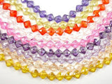 CZ beads, 6 x 6 mm Faceted Diamond Beads-Cubic Zirconia-BeadBeyond
