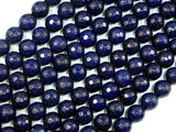 Dark Blue Jade Beads, 8mm Faceted Round Beads-Gems: Round & Faceted-BeadBeyond