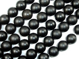 Matte Black Stone, 16mm Round Beads-Gems: Round & Faceted-BeadBeyond