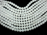 Matte White Jade Beads, 8mm Round Beads-Gems: Round & Faceted-BeadBeyond