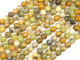Dendritic Opal Beads, Yellow Moss Opal Beads, 6mm Round Beads-Gems: Round & Faceted-BeadBeyond