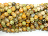 Dendritic Opal Beads, Yellow Moss Opal Beads, 6mm Round Beads-Gems: Round & Faceted-BeadBeyond