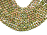 Unakite Beads, 10mm Round Beads-Gems: Round & Faceted-BeadBeyond
