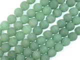 Matte Green Aventurine Beads, 10mm Round Beads-Gems: Round & Faceted-BeadBeyond