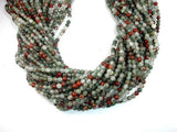 African Bloodstone, 4mm (4.5 mm)-Gems: Round & Faceted-BeadBeyond