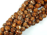 Tibetan Dzi Agate Beads, 10mm Round Beads-Gems: Round & Faceted-BeadBeyond