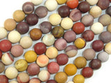 Matte Mookaite Beads, 8mm Round Beads-Gems: Round & Faceted-BeadBeyond
