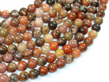 Orange River Jasper, 8mm Round Beads-Gems: Round & Faceted-BeadBeyond