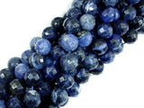 Sodalite Beads, 10mm Faceted Round Beads-Gems: Round & Faceted-BeadBeyond