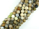 Dendritic Opal Beads, Moss Opal, 10mm Round Beads-Gems: Round & Faceted-BeadBeyond